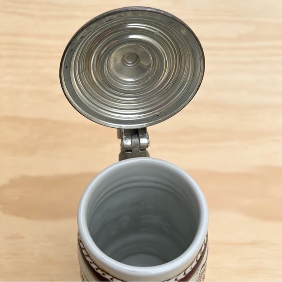 1980 Avon Beer Stein Mug Cattle Drive Stage Coach Roping Chuck Wagon - Picture 6 of 10